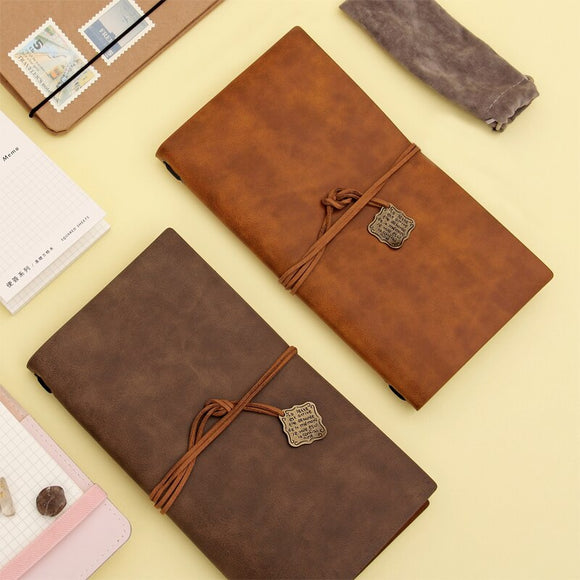 Japanese High Quality Faux Leather Cover Traveler's Notebook Journal